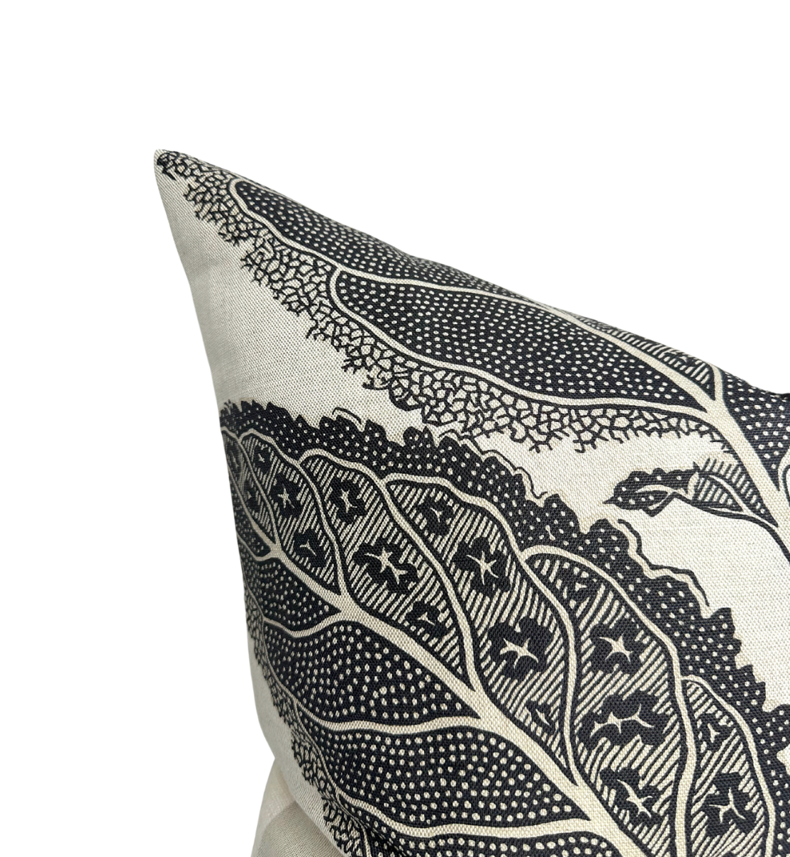 Baslt Pillow Lacinato Pillow Cover in Basalt Black, Thibaut Pillows – DEKOWE