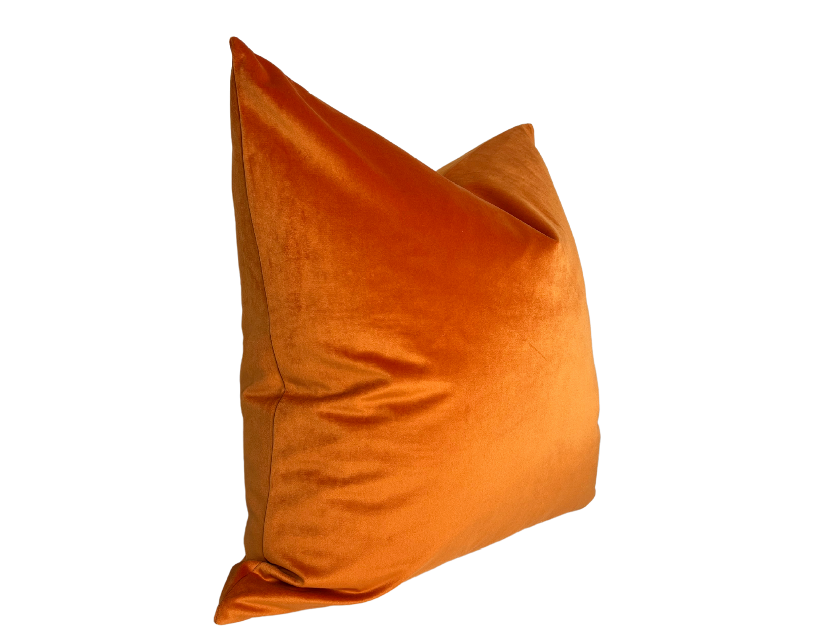 Orange Velvet Pillow Cover DEKOWE