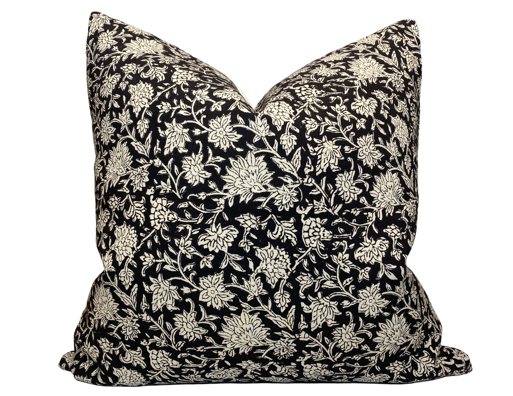 Black floral pillows outlet