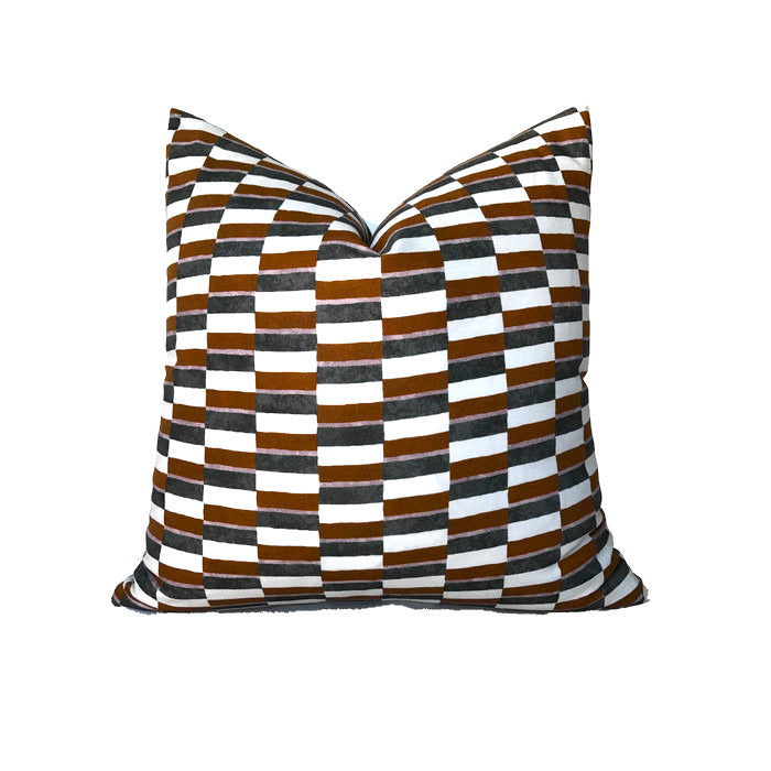 Ready to Ship 12x18 Odon Pillow Cover in Orange DEKOWE